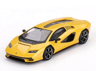 LAMBORGHINI Countach LPI 800-4  - new giallo orion - Mini GT 1:64