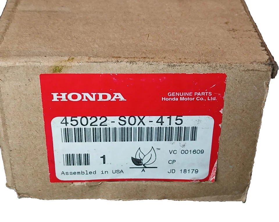 Juego de pastillas de freno originales Honda 45022-S0X-415 delanteras OEM Accord Odyssey Pilot ~ EE. UU. Foto 2 de 4