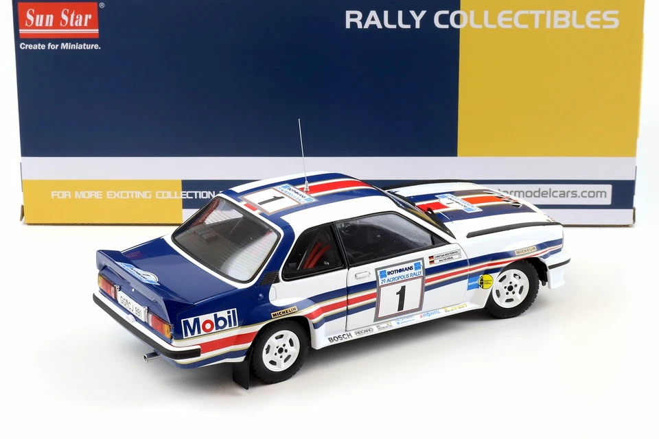 1:18 Sun Star Opel Ascona 400 Rally 2nd Rothmans Acropolis 1982 World Champ Rad - Immagine 3 di 4