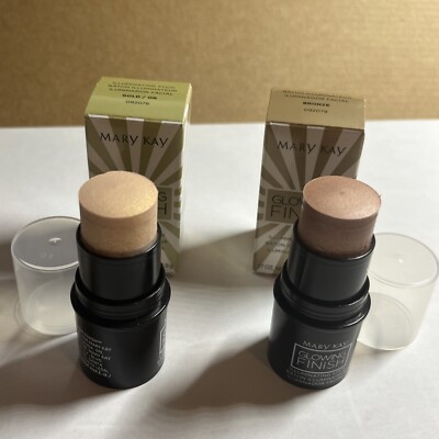 NIB Mary Kay Glowing Finish Illuminating Stick:  BRONZE or GOLD