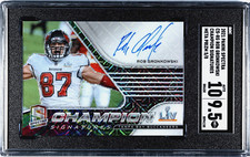 2021 PANINI SPECTRA ROB GRONKOWSKI, #CS-RG, AUTO, CHAMPION SIGNATURES, META #5/8