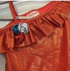 Flapdoodles Orange Iridescent Bathing Suit In Size 8 — photo 3