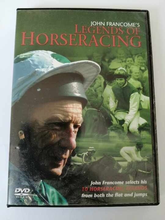 DVD Legends of Horseracing. John Francome. Lester Piggott. Jockey. Free UK Post