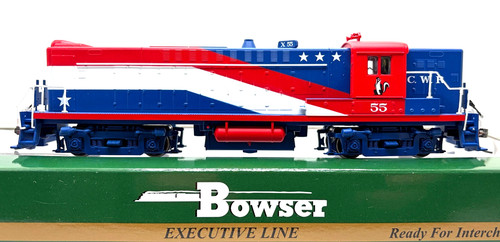HO BOWSER 24110 BALDWIN RS-12 CALIFORNIA WESTERN CWR # 55 BICENTENARIO LISTO PARA DCC | Condition: Used