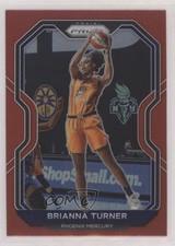 2021 Panini Prizm WNBA Red Prizm 265/299 Brianna Turner #25 6wi