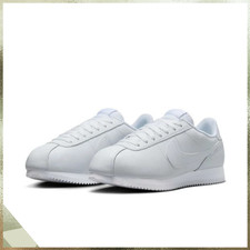Nike Women's Cortez WDN1791 109 White Low-Top Sneakers with Natural Leather