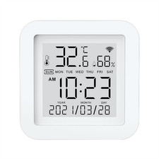 ABS Smart Thermometer Hygrometer Wi-Fi Temperature Humidity Sensor Monitor