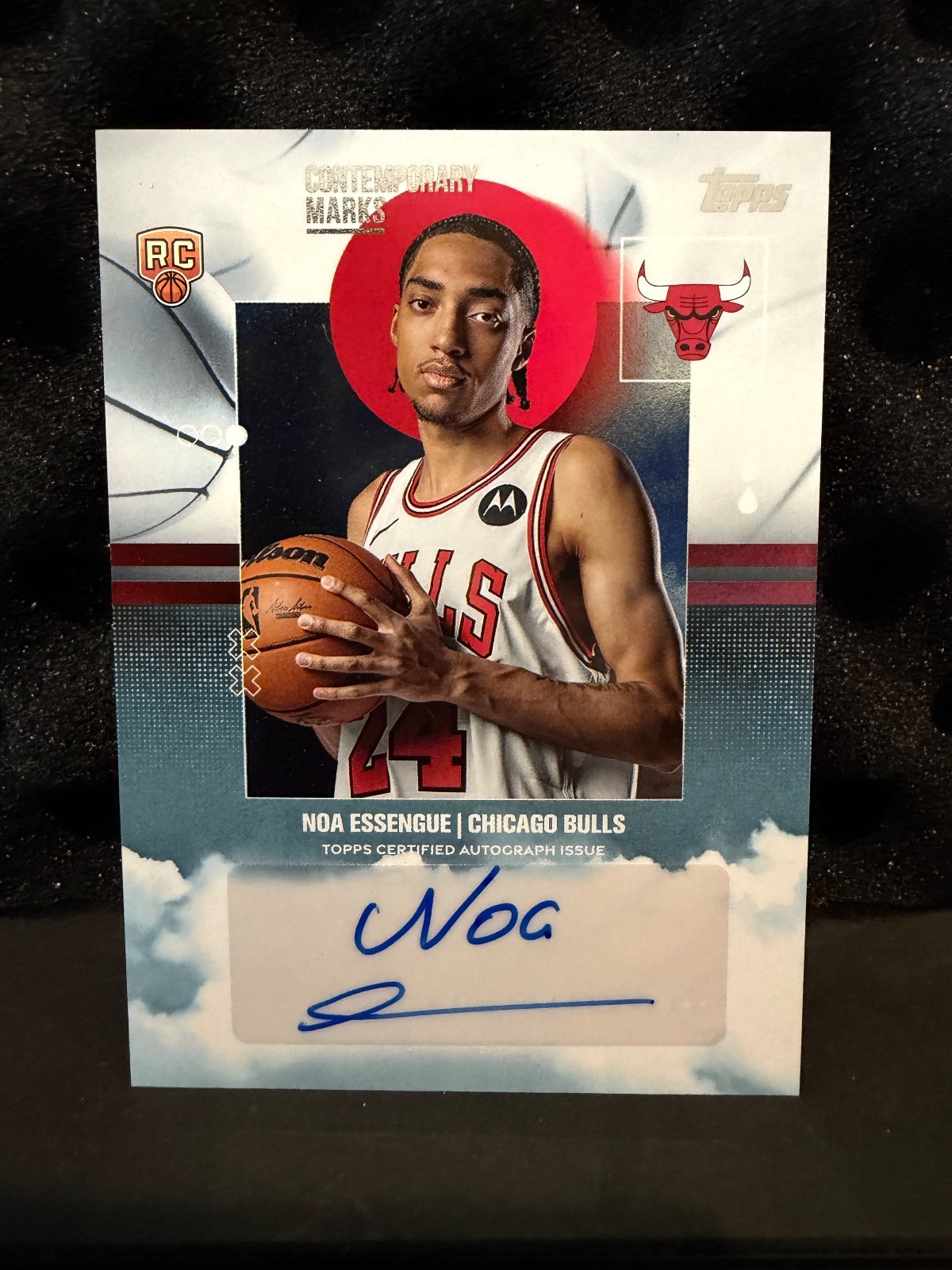 2025 Topps Noa Essengue Rookie Contemporary Marks Auto