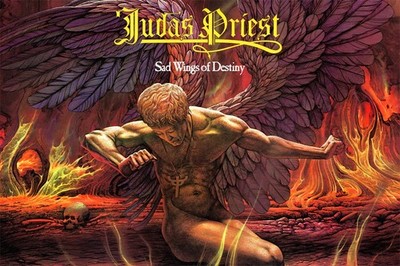 JUDAS PRIEST SAD WINGS OF DESTINY ALBUM COVER - Poster 20x30