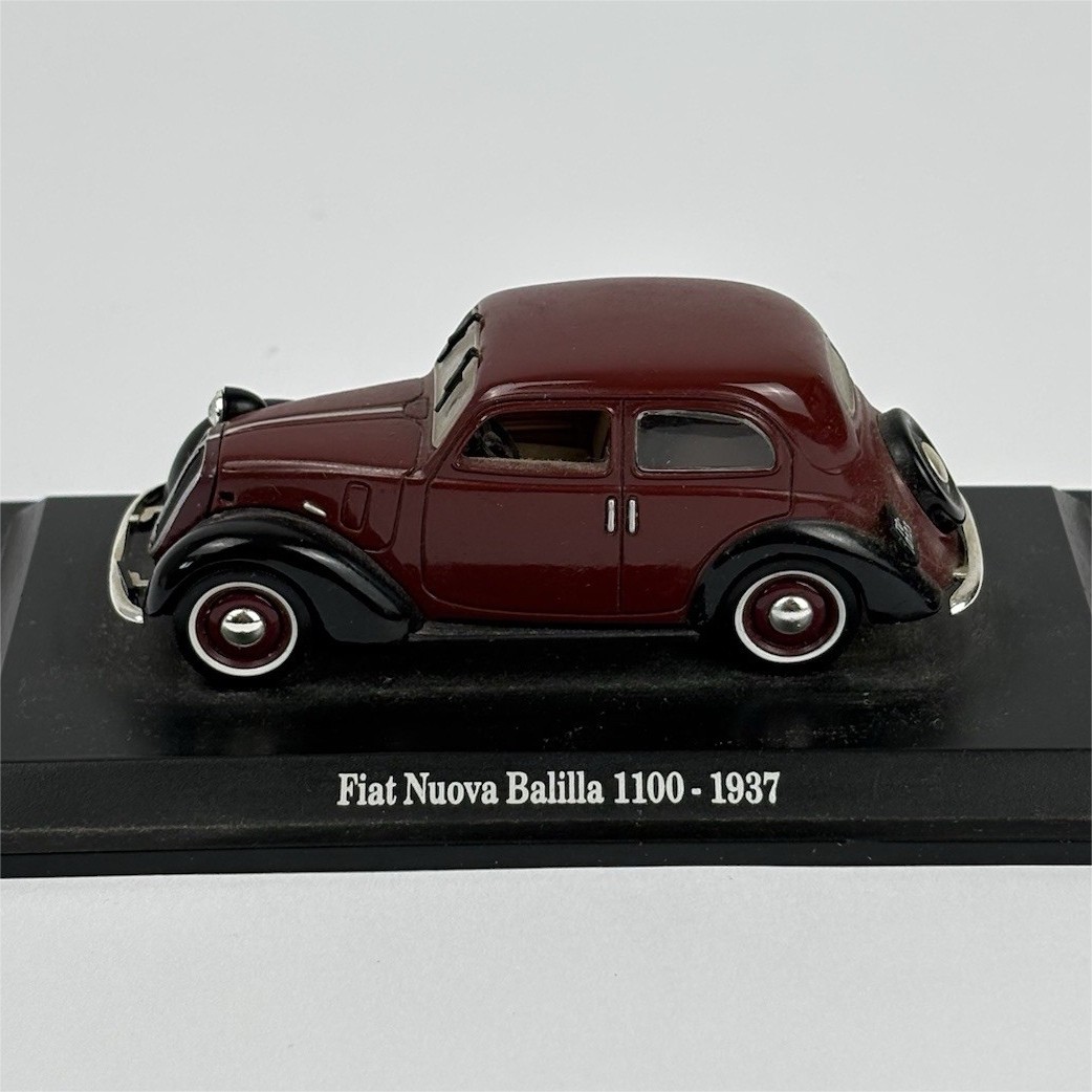 Fiat Nuova Balilla 1100 1937 Modellino 1:43 Norev Auto Epoca Diecast