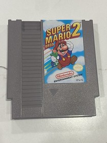 Super Mario Bros 2 Nintendo NES SMB2 Cib Game Cartridge Authentic Near Mint Box