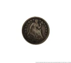 Incredible 1856 P Seated Liberty Half Dime 5C Fine Silver US Coin