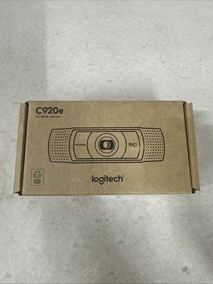Logitech C920e HD 1080p Mic-Enabled Webcam Black NEW BNIB