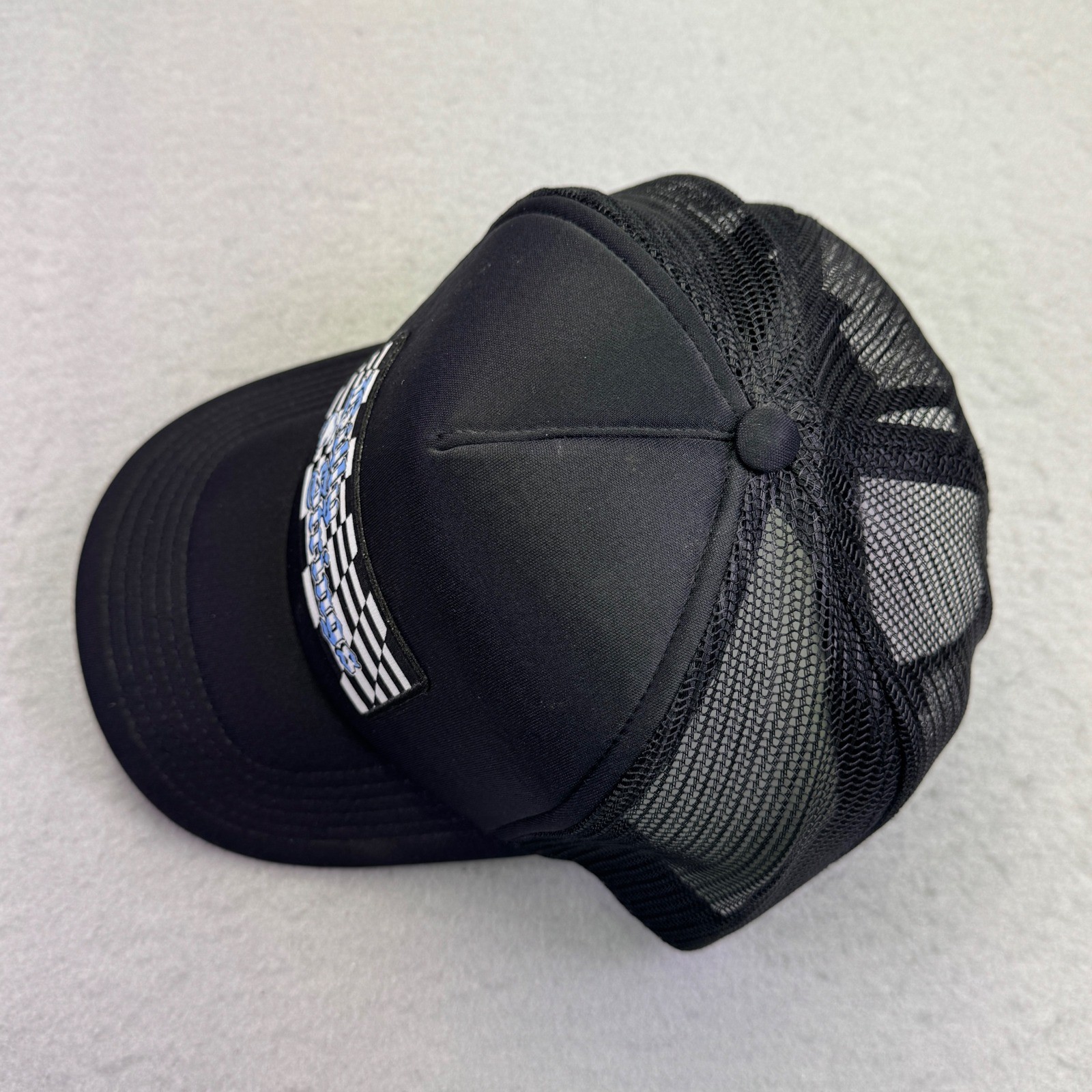 Billy Strings Black Trucker Hat Checkerboard Patc… - image 2