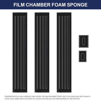 Light Seal Foam Strip Type Sponge Repair 3 Kits for Point & Shoot Camera