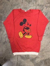 70 s True Vintage Disney Mickey Mouse Sweatshirt Raglan Cut