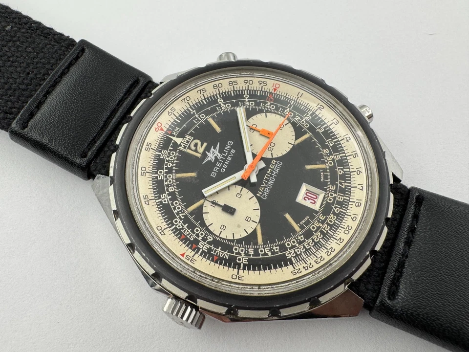 BREITLING Navitimer Chrono-Matic 1806 Automatic Cal Buren 11 SERVICED - 48 mm - Image 2 of 4