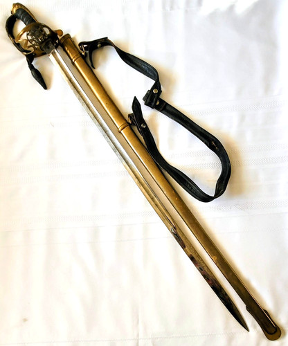 Antique Victorian P1845 British Infantry Officer Sword - G. Harrison Newcastle
