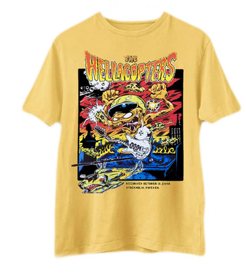 The Hellacopters Tour Gift For Fan Collection Unisex Yellow T-shirt TU1695