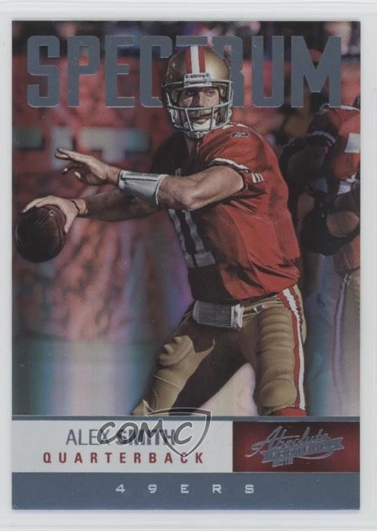 2012 Panini Absolute Spectrum Platinum 5/5 Alex Smith #79 1gt