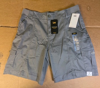 Lee Men's Khaki Grey Chino Bermuda Shorts Size 12 Medium NWT
