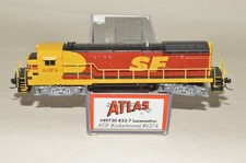 N scale Atlas Santa Fe Ry MERGER SCHEME GE B23-7 locomotive train KODACHROME