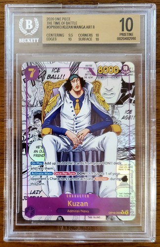 Kuzan (Manga) graded BGS 10 for sale on eBay