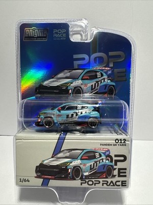 Pop Race Chase Pandem Toyota GR Yaris Auto Finesse Blue White 012 Enigma Exclusi