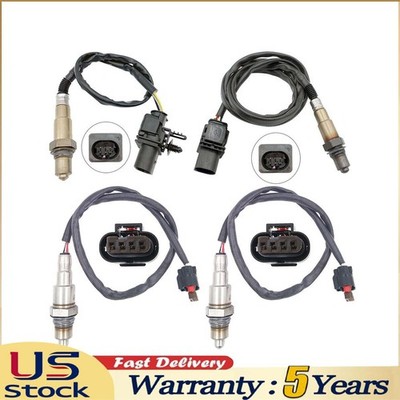 4pcs Upper & Lower Oxygen Sensor For 2015 2016 Ford F-150 F150 V6 3.5L Turbo US