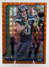 Cooper Kupp 2025 Topps Chrome Orange Refractor /25 #271 Seahawks
