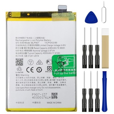 New Replacement Battery BLP907 for OnePlus Nord N20 5G CPH2459 GN2200 4500mAh