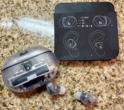 Clear Beats Studio Buds + Pro Buds True Wireless Noise Cancel Translucent Earbud - Bild 11 von 19