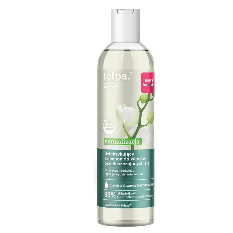 Tolpa Green Normalizing Detox Shampoo for Oily Hair & Scalp – 300ml - Image 2