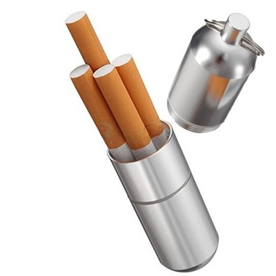 Joint case Mini Aluminum Cigarette Case Holder with Key Ring Metal  Waterproof