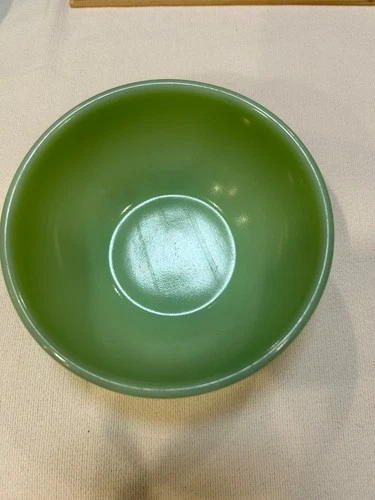 Vtg Anchor Hocking Fire King Jadeite Oven Ware 5" Chili Cereal Bowl
