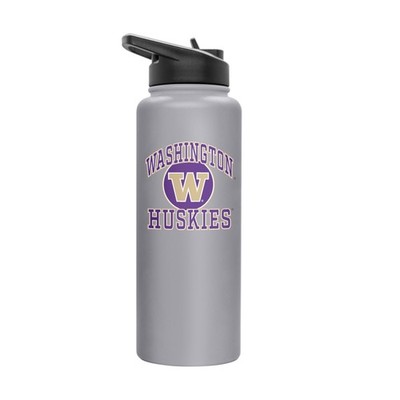 Logo Brands Ncaa Washington Huskies 34Oz Athletic Quencher Bottle - Double-Wall