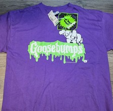 Vintage 1995 Goosebumps T-shirt Parachute Press Deadstock Youth XL