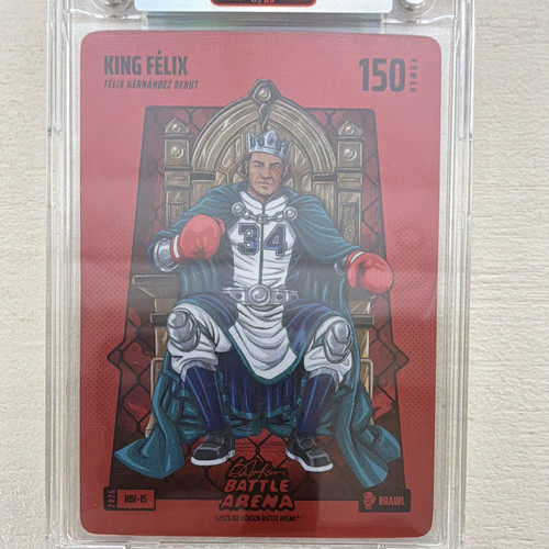 Bo Jackson 2026 Battle Arena Félix Hernández Debut Red Brawl Bottlefoil 150 PWR