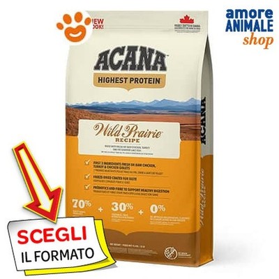 Acana Dog All Breeds Hochprotein Wild Prairie Trockenfutter Für Hunde 11,4 Kg