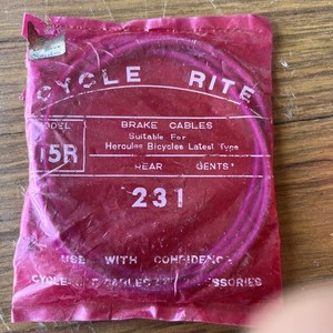 Cycle Rite 615R Rear Brake Cable Nos In Package 