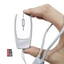 Mini Portable 2-in-1 Wireless Bluetooth Mouse TF Card Reader - 8GB TF Card ...