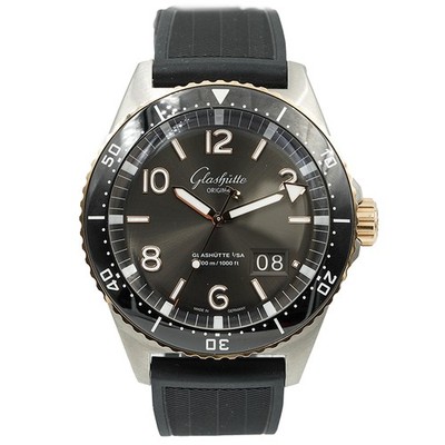Glashutte Original SeaQ Grey Panorama Date 43mm 1-36-13-04-91-34 B&P 2024