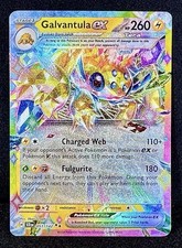 🔥Galvantula ex 051/142 Stellar Crown Double Rare MASTERPIECE Pokemon Treasure!A