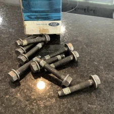 Nos Ford Small Block Cylinder Head Bolts Box Of Ten C2OZ-6065-A 