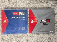 Iomega Zip Drive Disk 250 MB And 750 MB for PC Fast Shipping