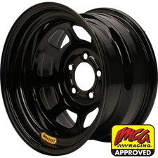 Bassett 958i53b 15x8 Excel D-hole 5x5 3 In Bs Imca Black Wheel