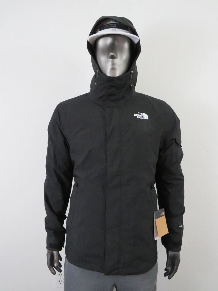 Mens The North Face Toro Peak 3 in 1 Triclimate Waterproof Hooded Jacket Black - Image 3 of 4
