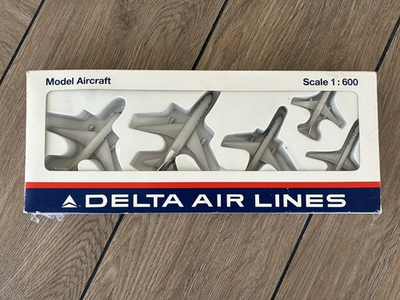 #ad #ad SCHABAK DELTA AIRLINES 5 Pack DIECAST MODEL AIRCRAFT 1:600 Scale MADE IN GERMANY $39.99