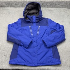ZeroXposur G92190 Youth XL 18/20 Blue Black Jacket Winter Hooded Puffer Coat