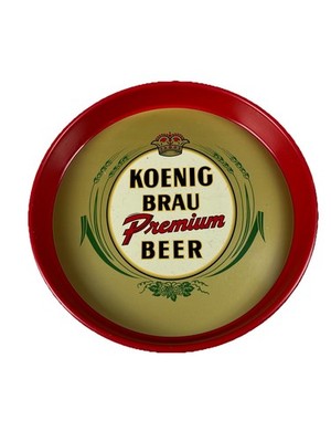 Vintage Chicago Koenig Brau Premium Beer Tray 13 